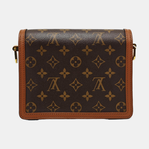 DAUPHINE Mini Monogram Coated Canvas Brown