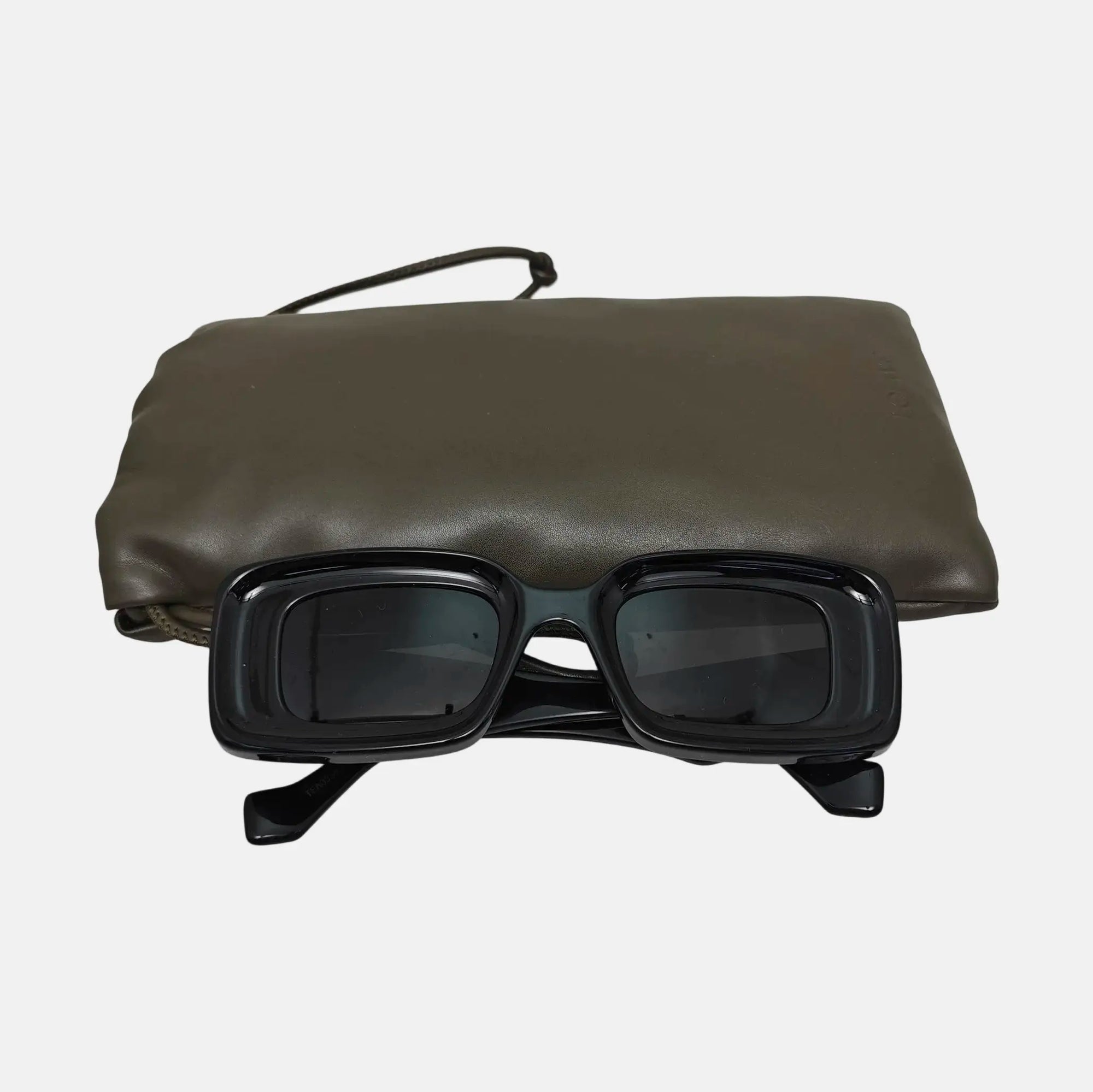 Synthetic Sunglasses Black