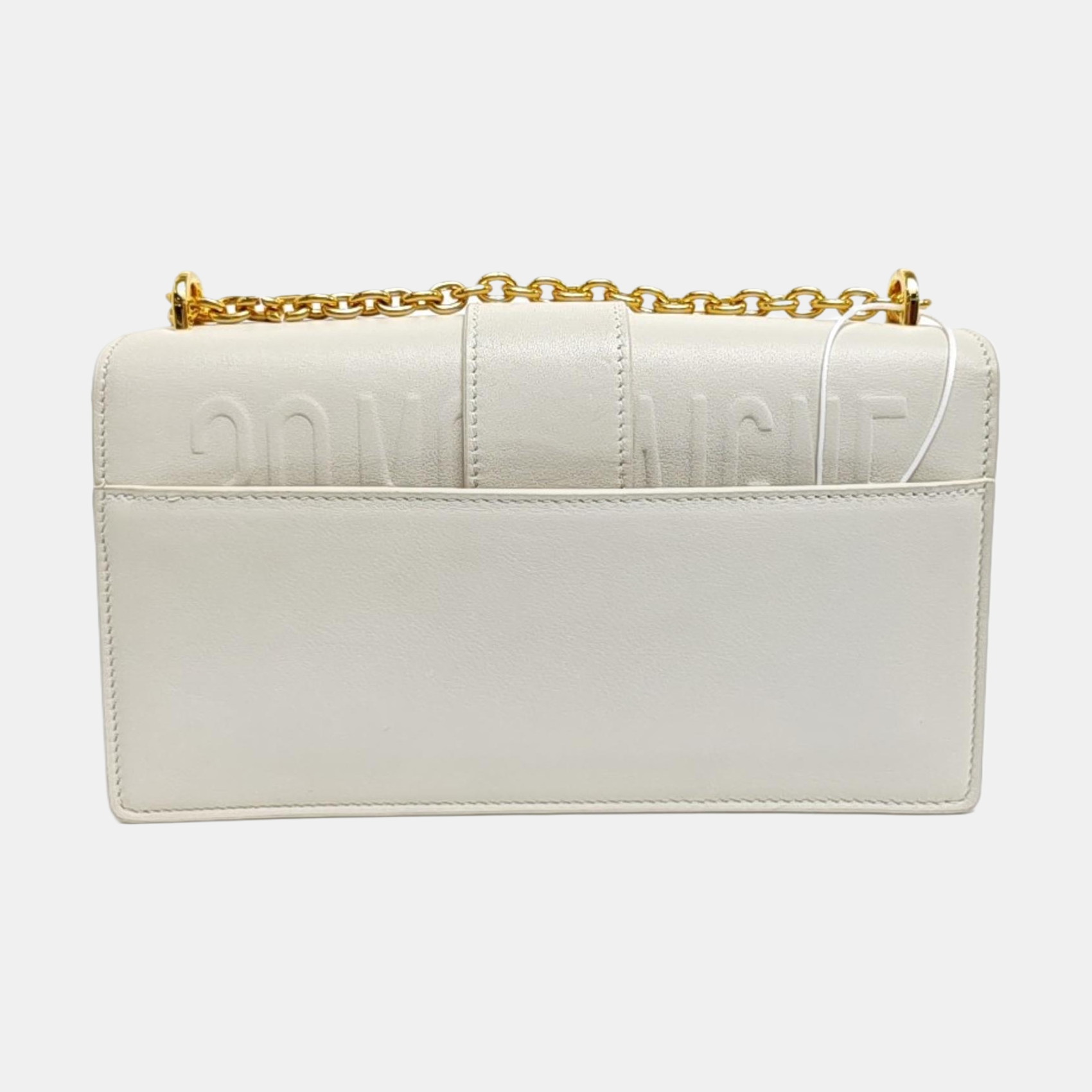 30 Montaigne East-West Calfskin White