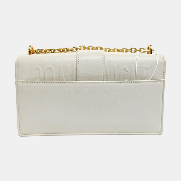 30 Montaigne East-West Calfskin White