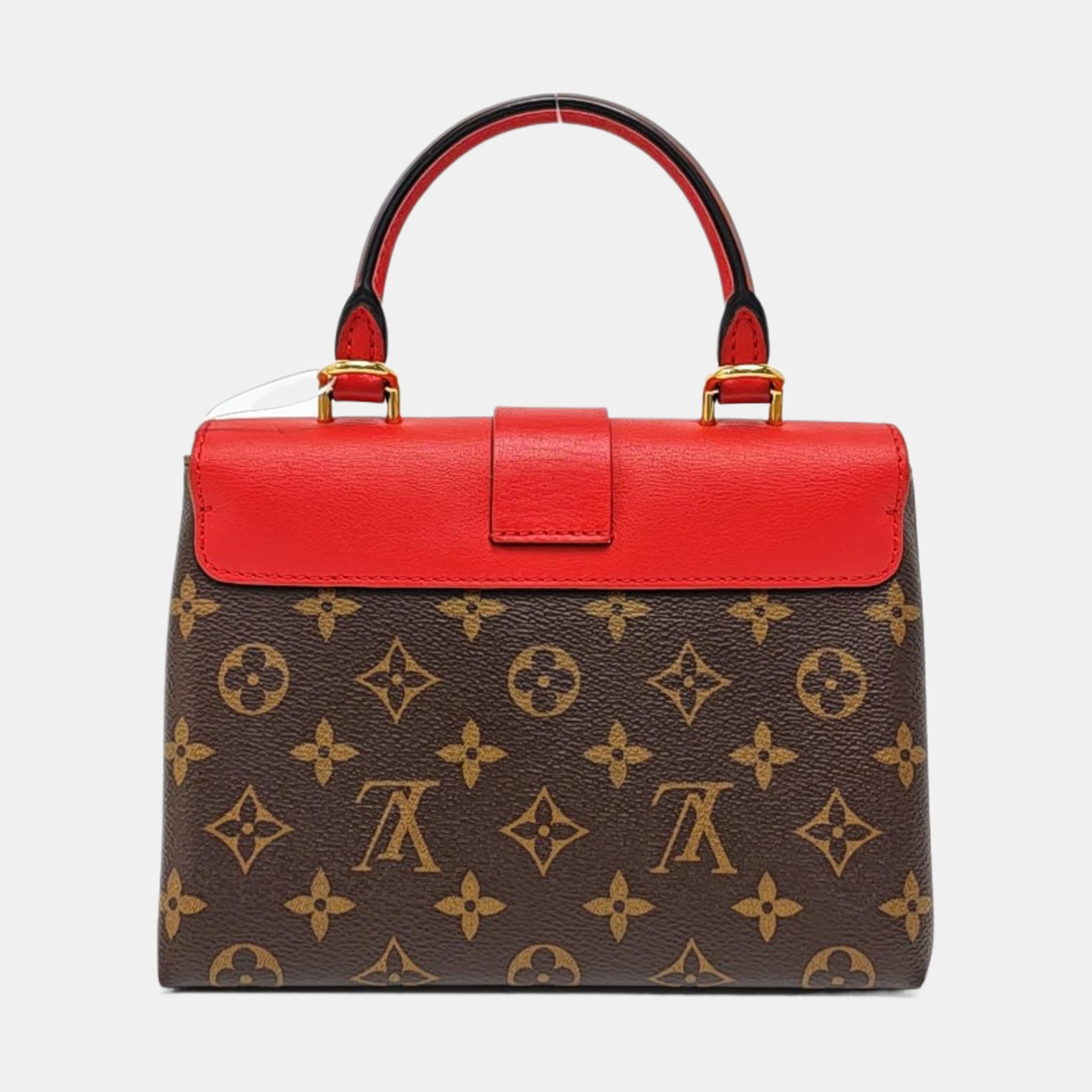 LOCKY BB Monogram Coated Canvas Red