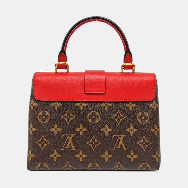 LOCKY BB Monogram Coated Canvas Red