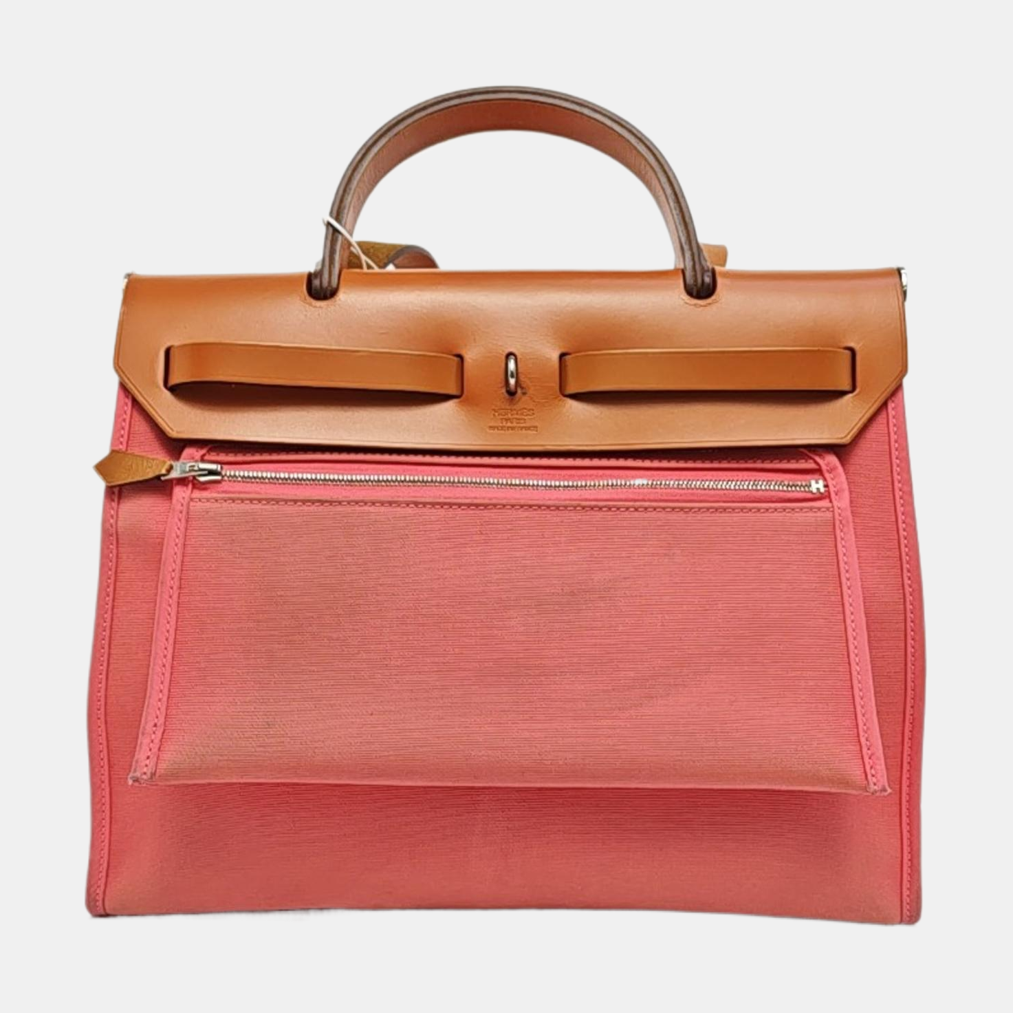 Authenticated pre-owned  Herbag 31 Canvas Pink - Shoulder Bag at Looply
