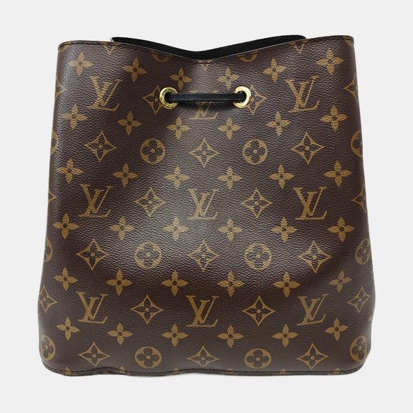 NÉONOÉ MM Monogram Coated Canvas Brown