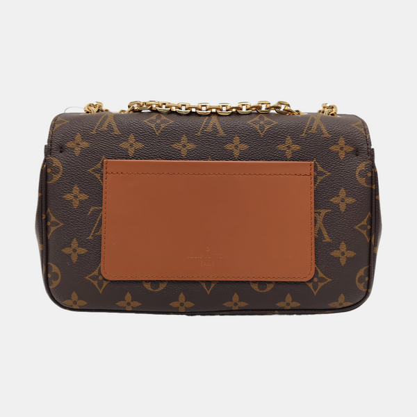MARCEAU Monogram Coated Canvas Brown