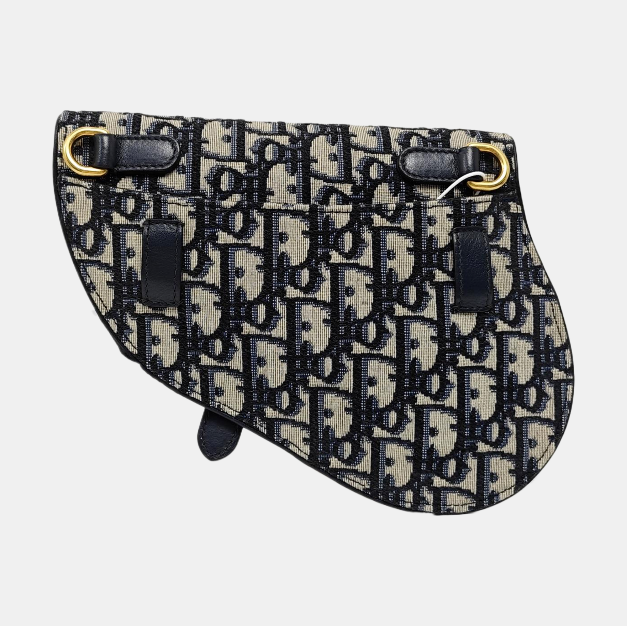 Saddle Mini Oblique Canvas Blue