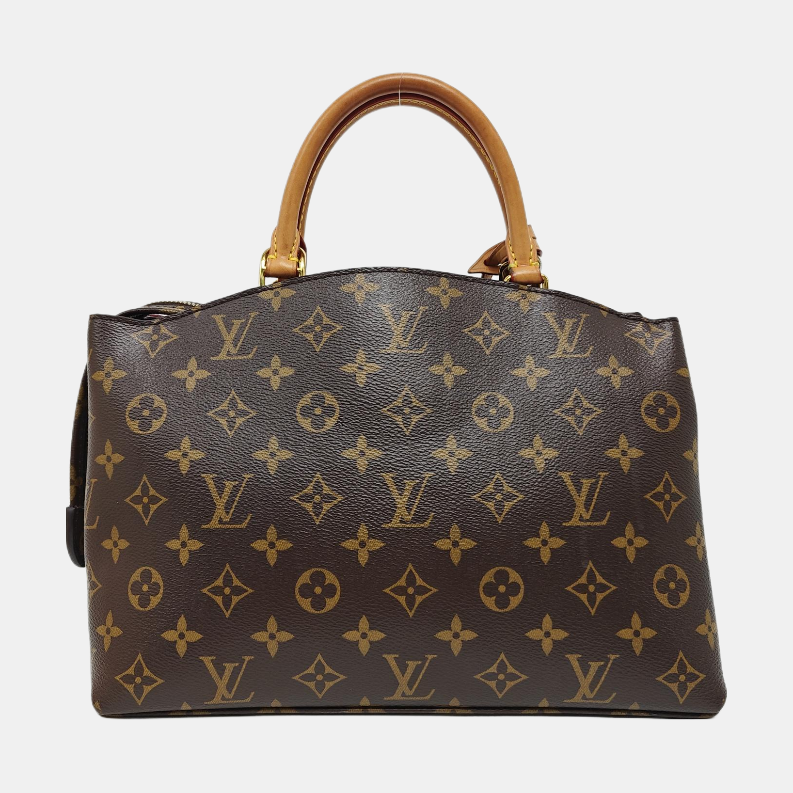 PALAIS PM Monogram Coated Canvas Brown