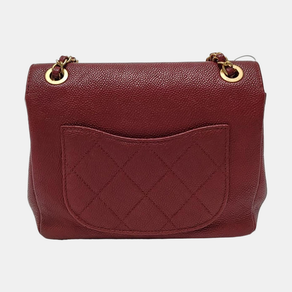 Grained Calfskin Red
