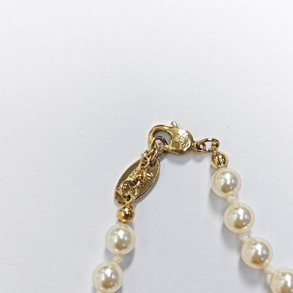 Faux Pearl White Bracelet