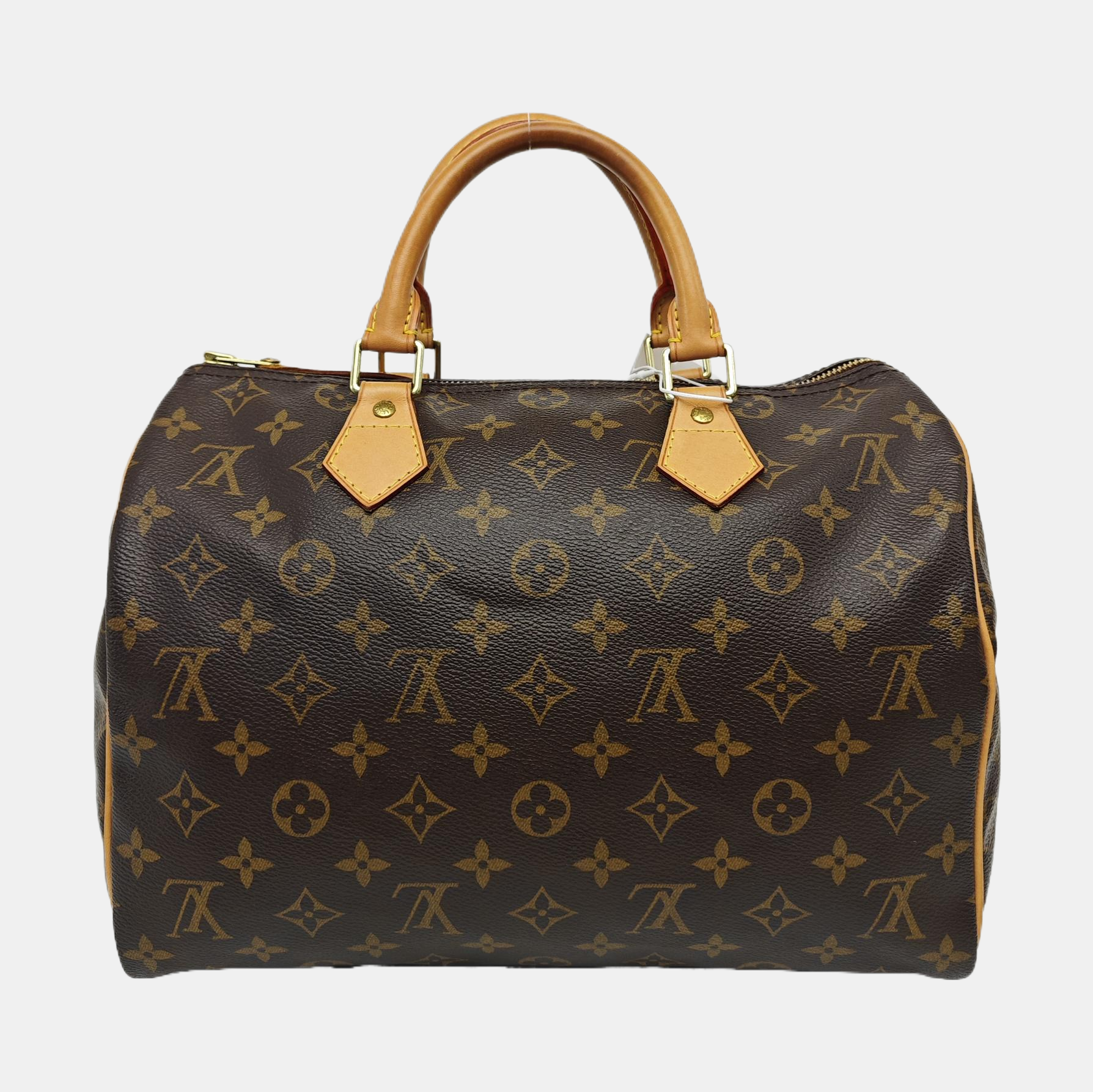 SPEEDY 30 Monogram Coated Canvas Brown