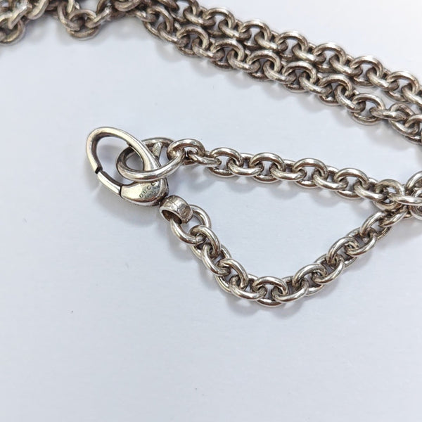 Interlocking G 925 Sterling Silver Necklace