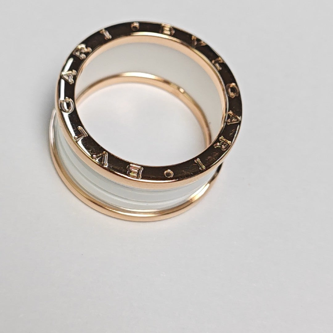B.ZERO1 18k Rose Gold Ring EU 60