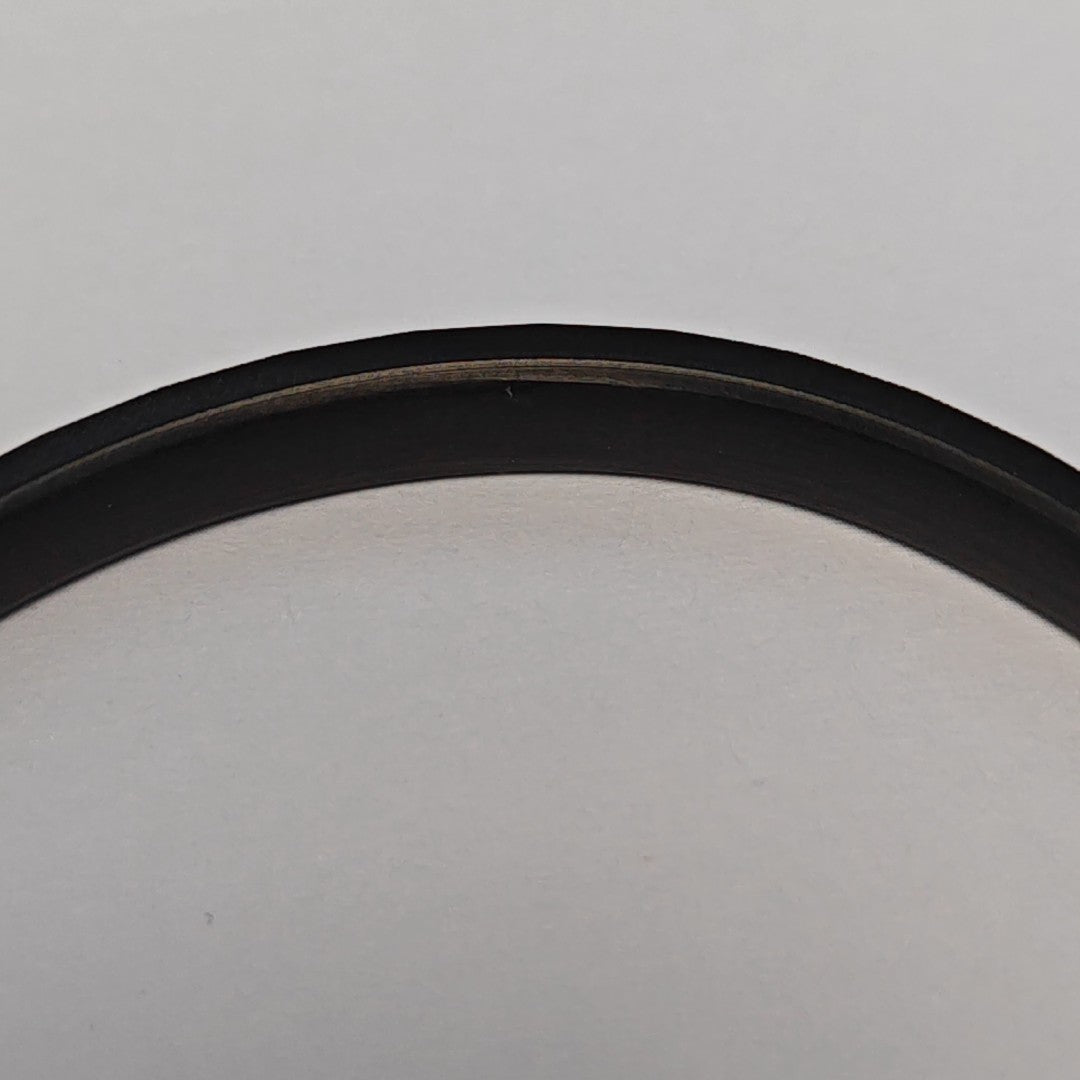 Steel Black Bangle