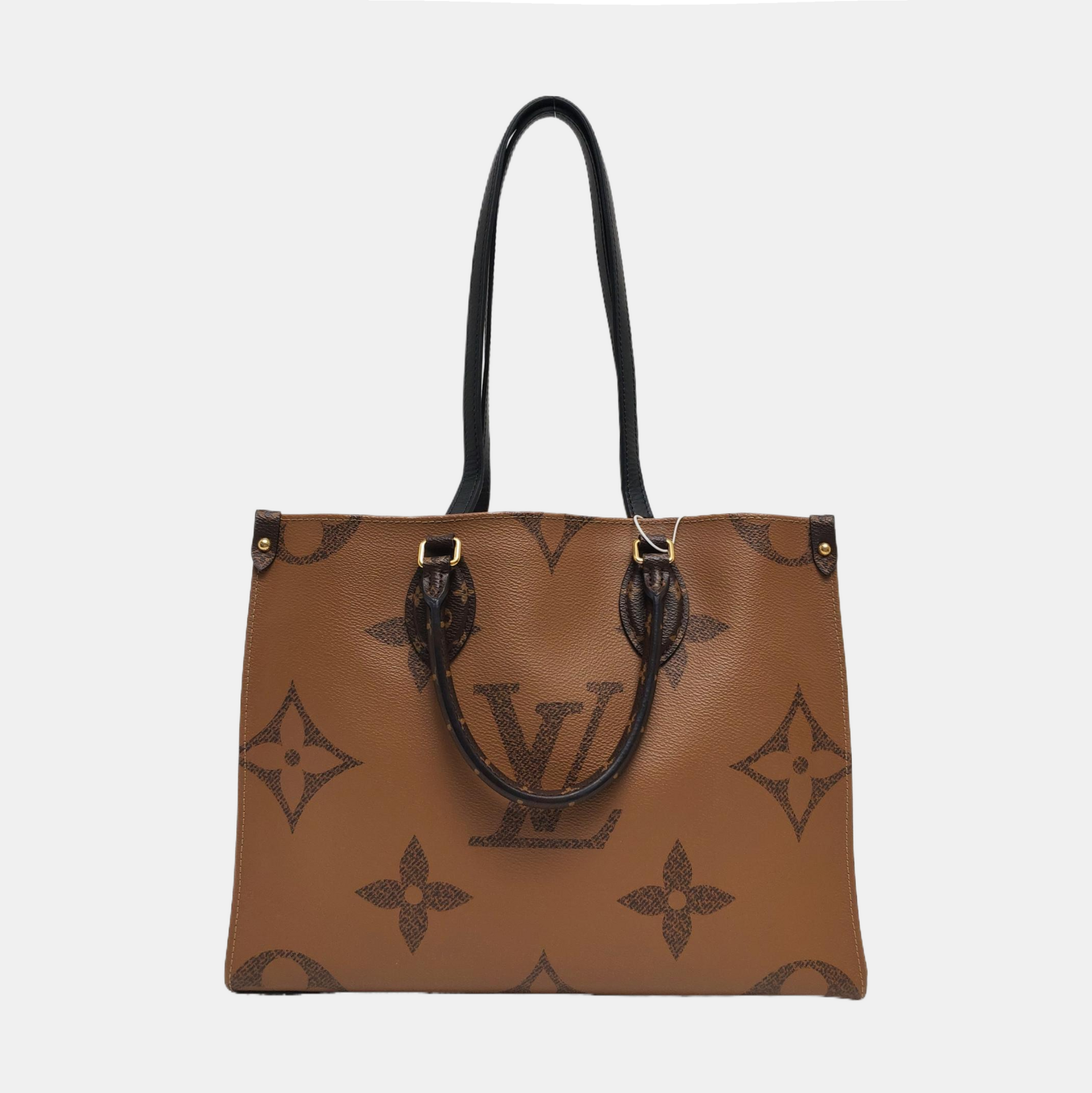 ONTHEGO MM Monogram Coated Canvas Brown