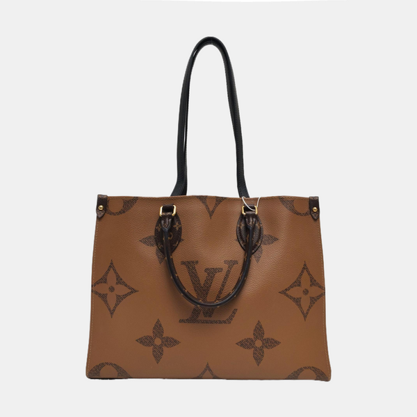 ONTHEGO MM Monogram Coated Canvas Brown