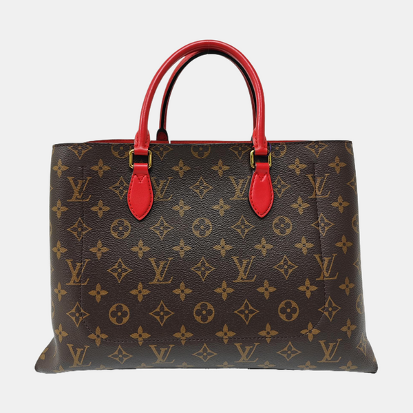 FLOWER Monogram Coated Canvas Brown