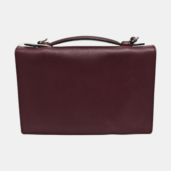 Sound Bag Saffiano Calfskin Red