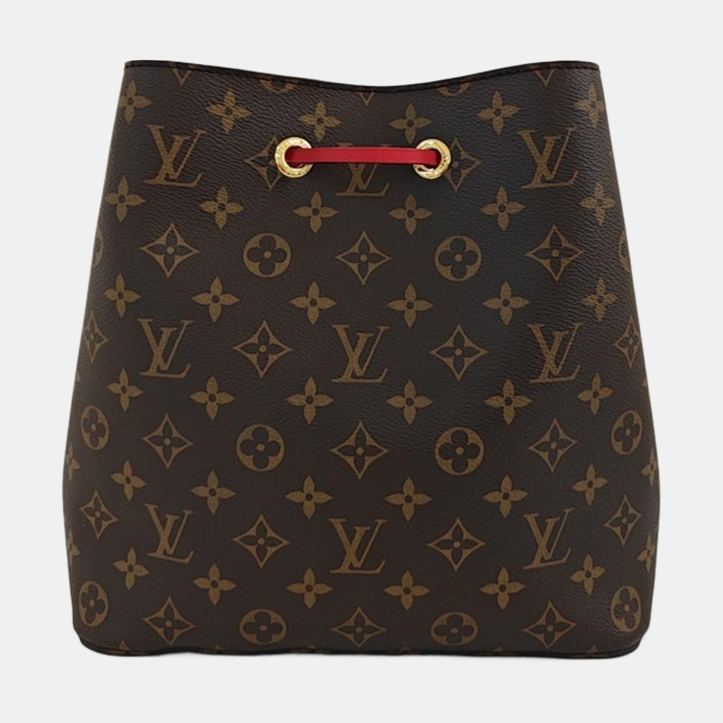 NÉONOÉ MM Monogram Coated Canvas Brown