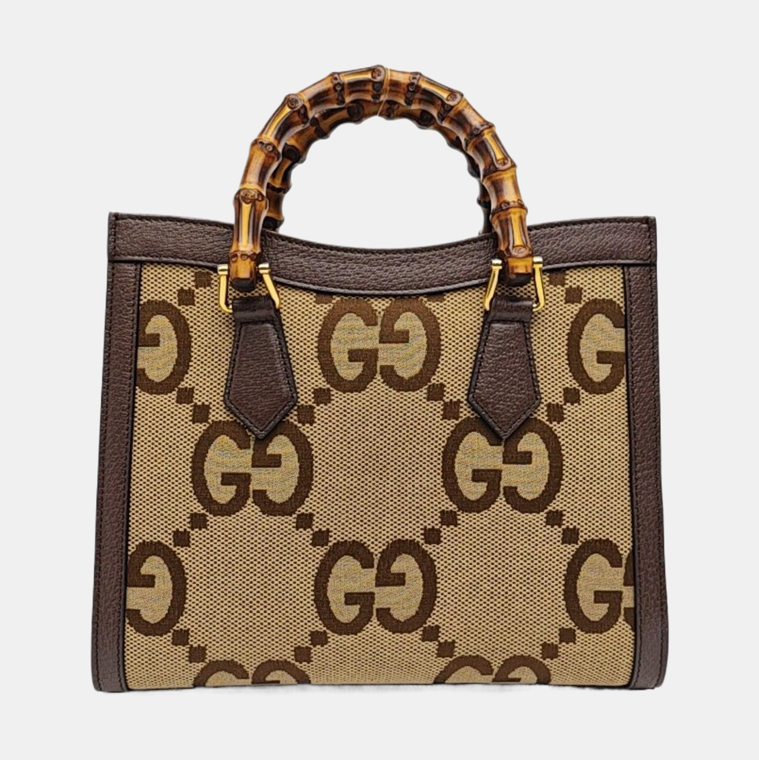 Diana Small Monogram Canvas Beige