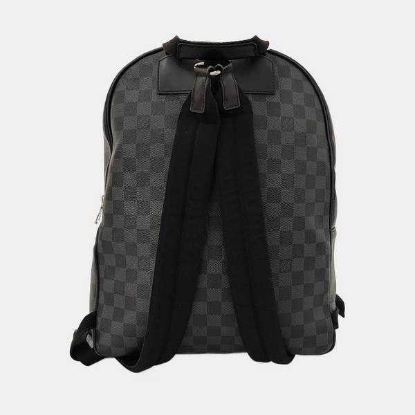 JOSH Damier Graphite Coated Canvas Gray