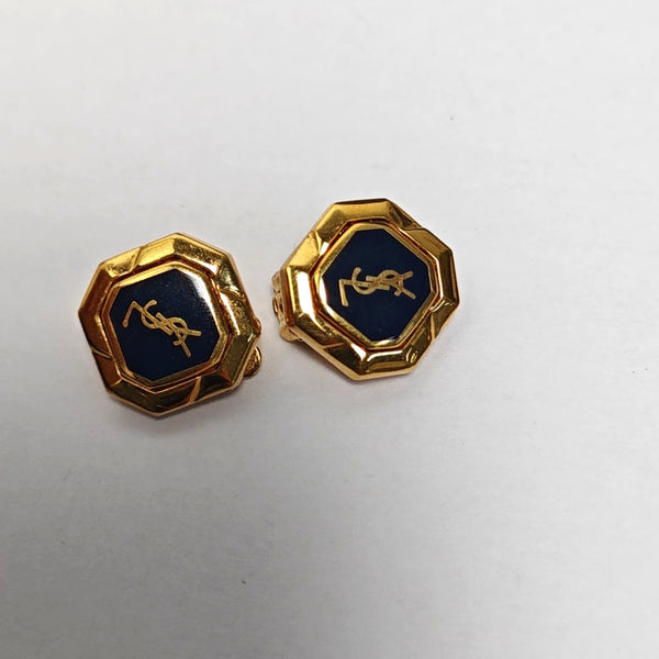 Metal Gold Clip On Earrings