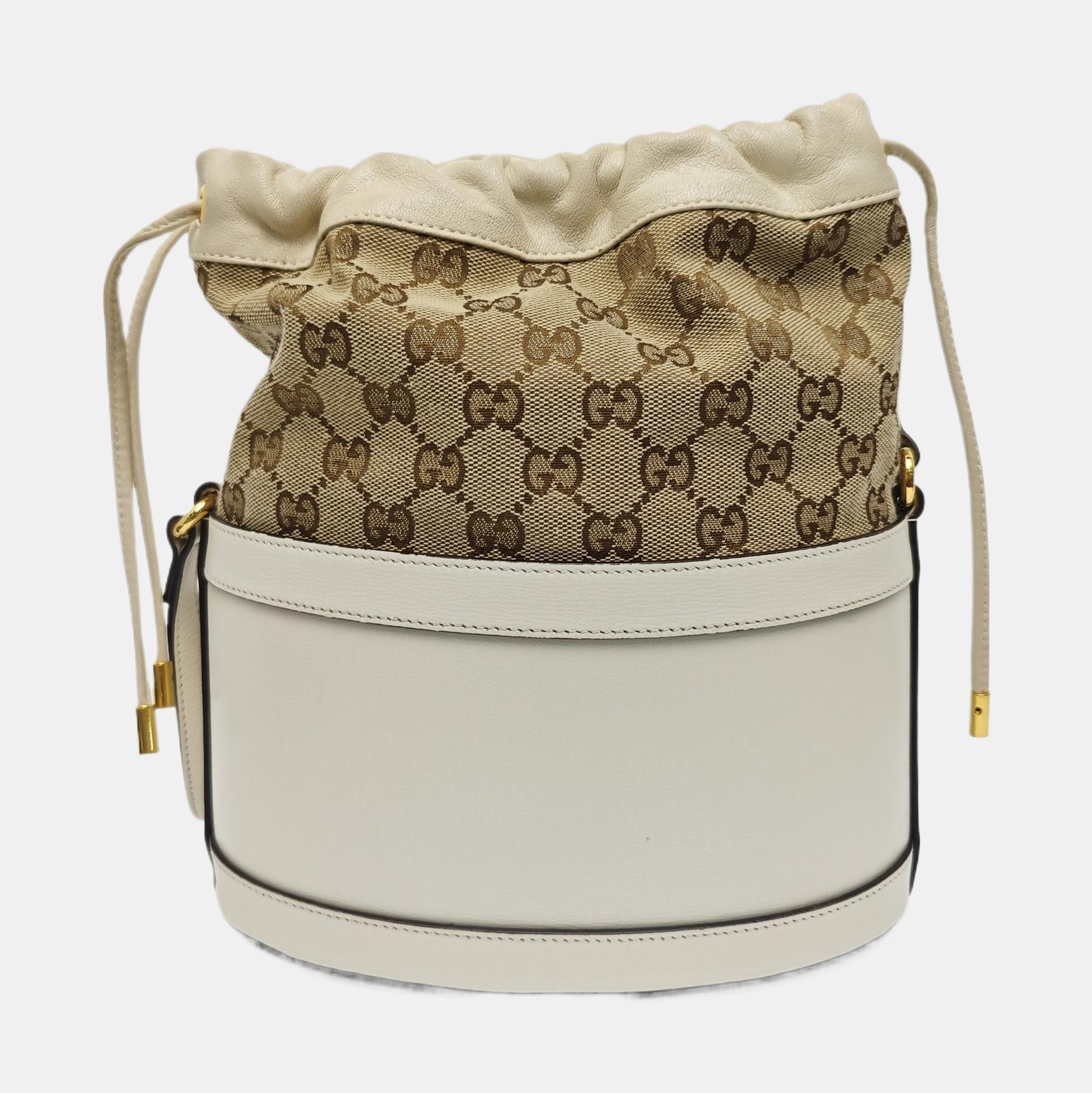 Horsebit 1955 Small Monogram Calfskin White