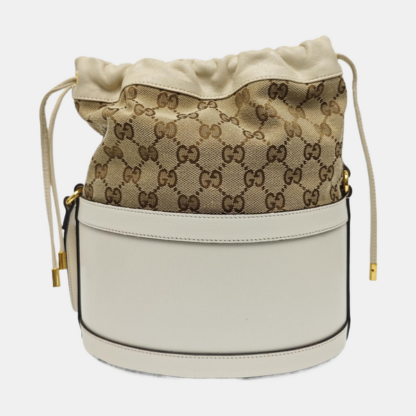 Horsebit 1955 Small Monogram Calfskin White