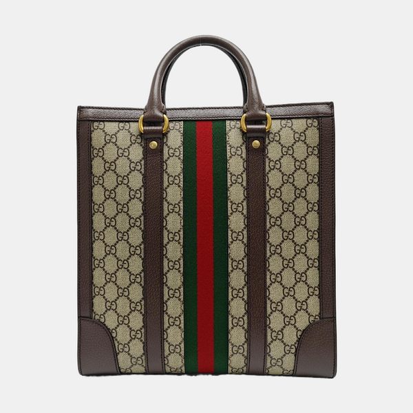 GG Multicolor Medium Monogram Coated Canvas Black
