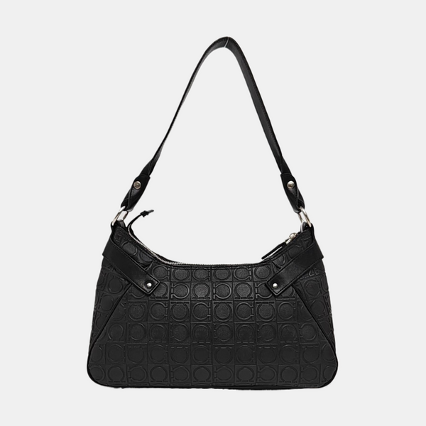 Gancini Leather Black