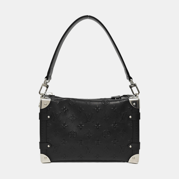 SIDE TRUNK MM Monogram Calfskin Black