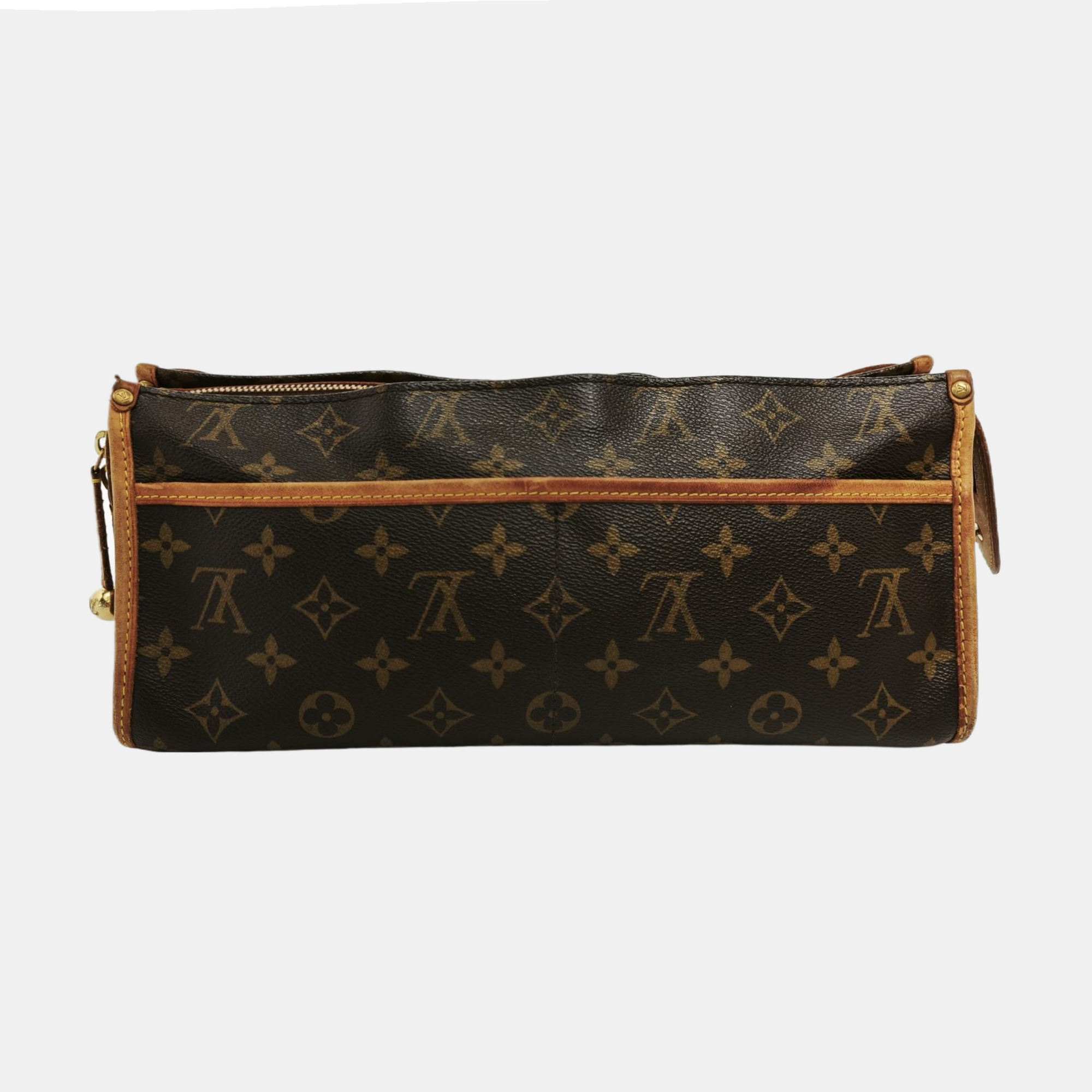 POPINCOURT Monogram Coated Canvas Brown