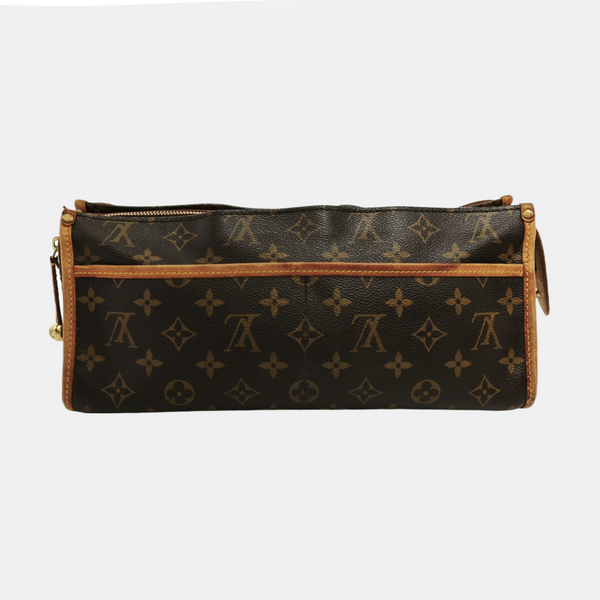 POPINCOURT Monogram Coated Canvas Brown