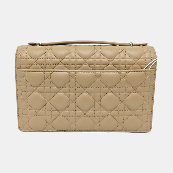 Lady Dior Medium Cannage Lambskin Yellow