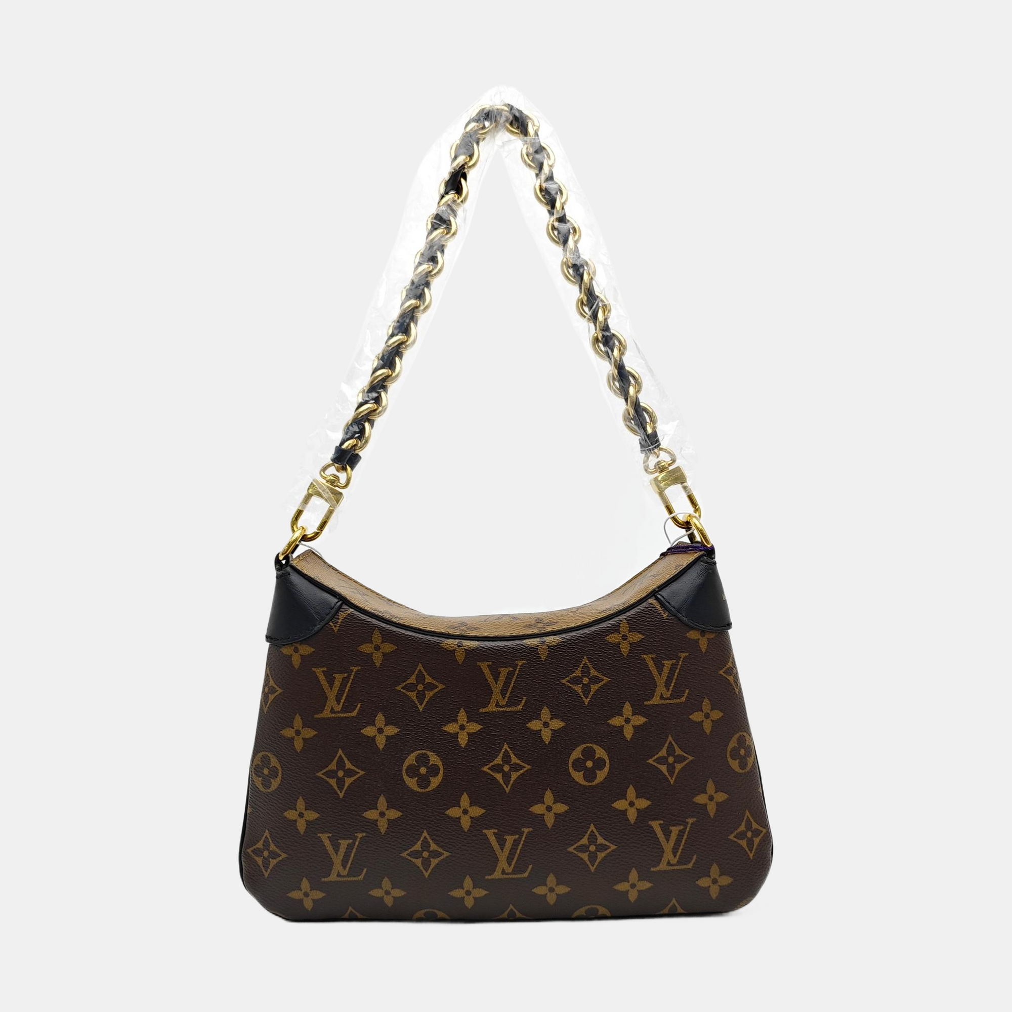 TWINNY Monogram Coated Canvas Brown