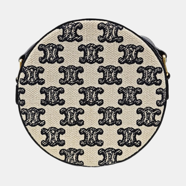 Fabric Crossbody Bag White