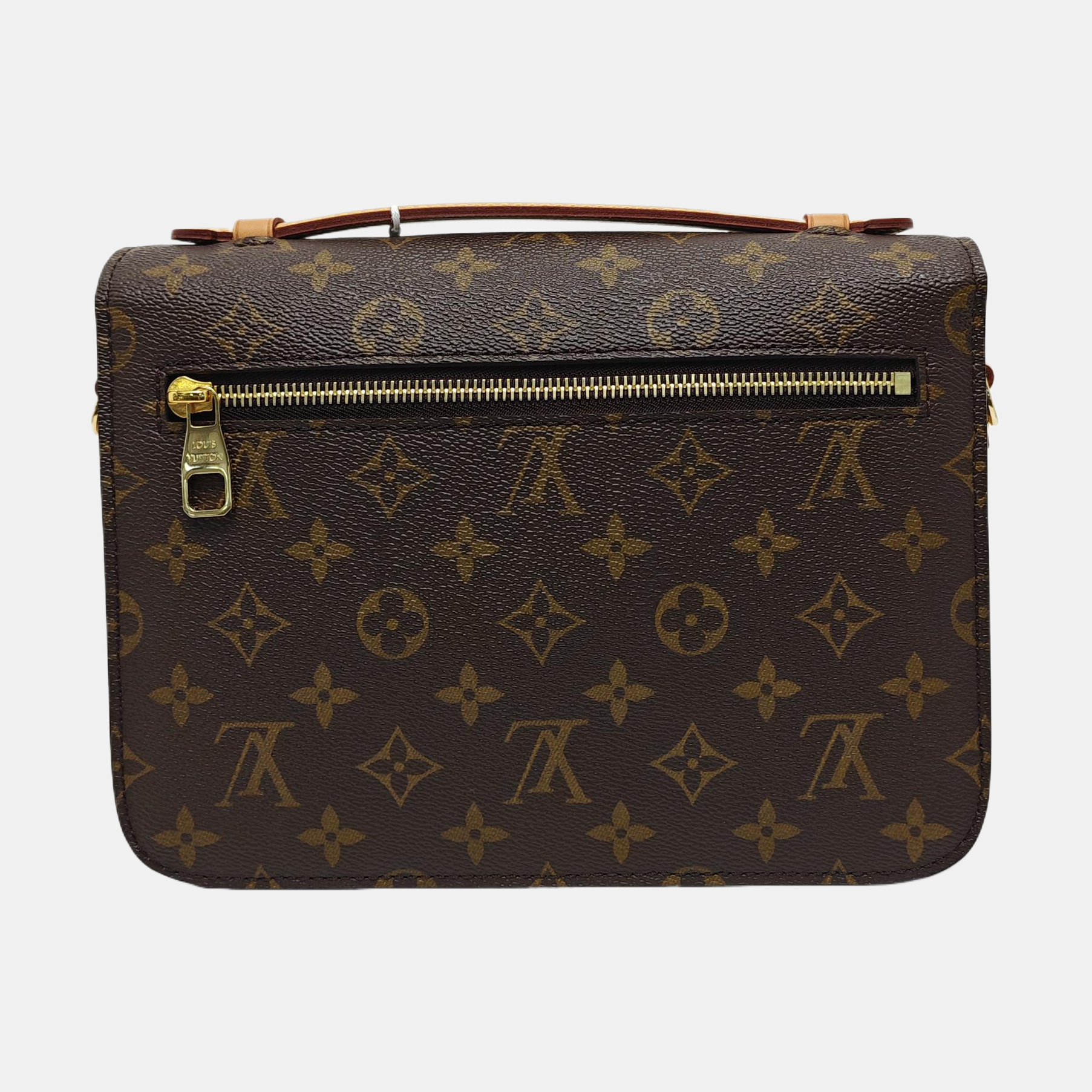 MÉTIS MM Monogram Coated Canvas Brown
