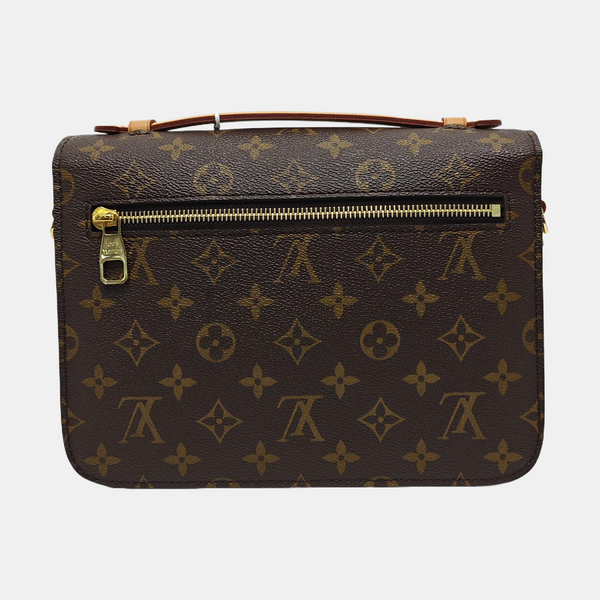 MÉTIS MM Monogram Coated Canvas Brown