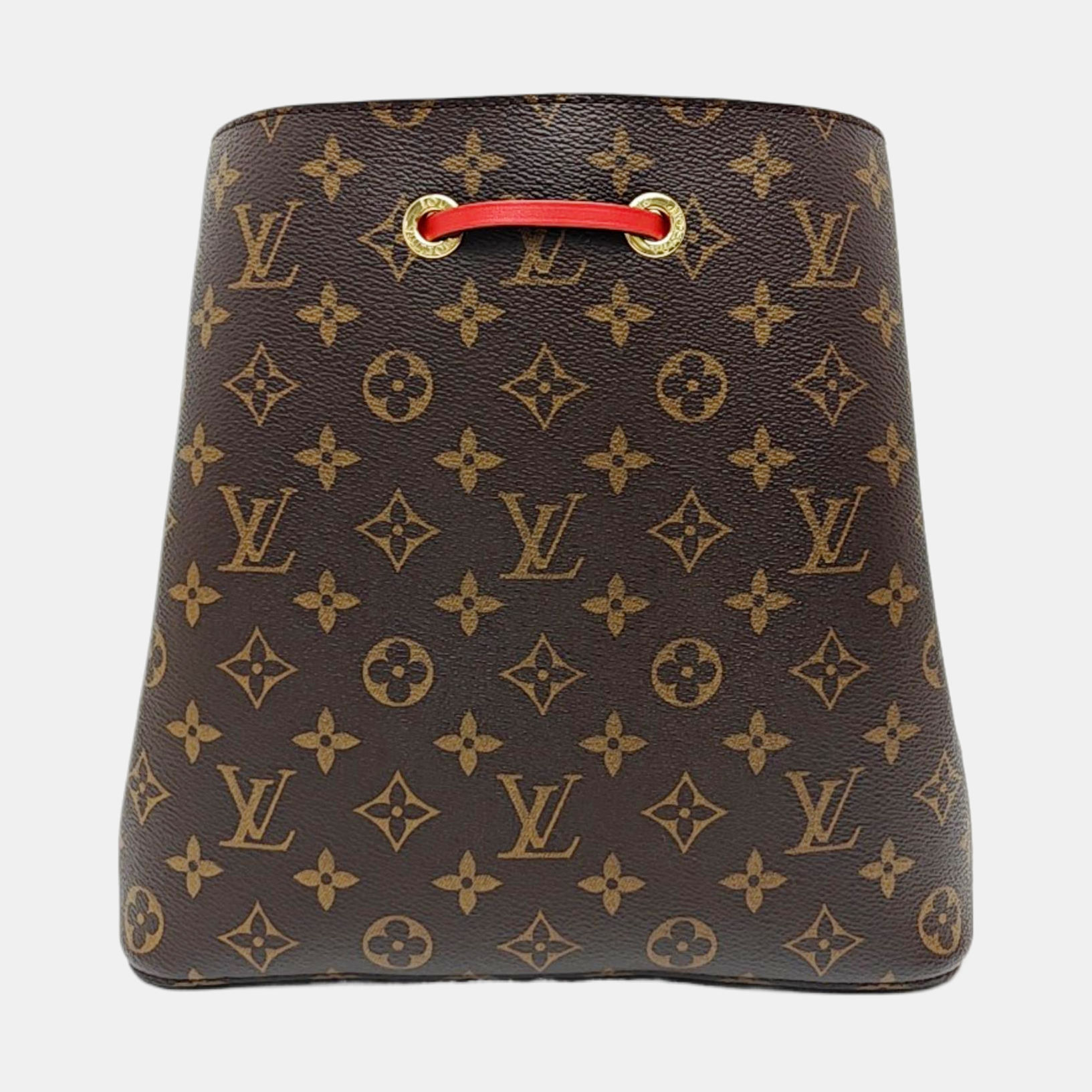 NÉONOÉ MM Monogram Coated Canvas Brown