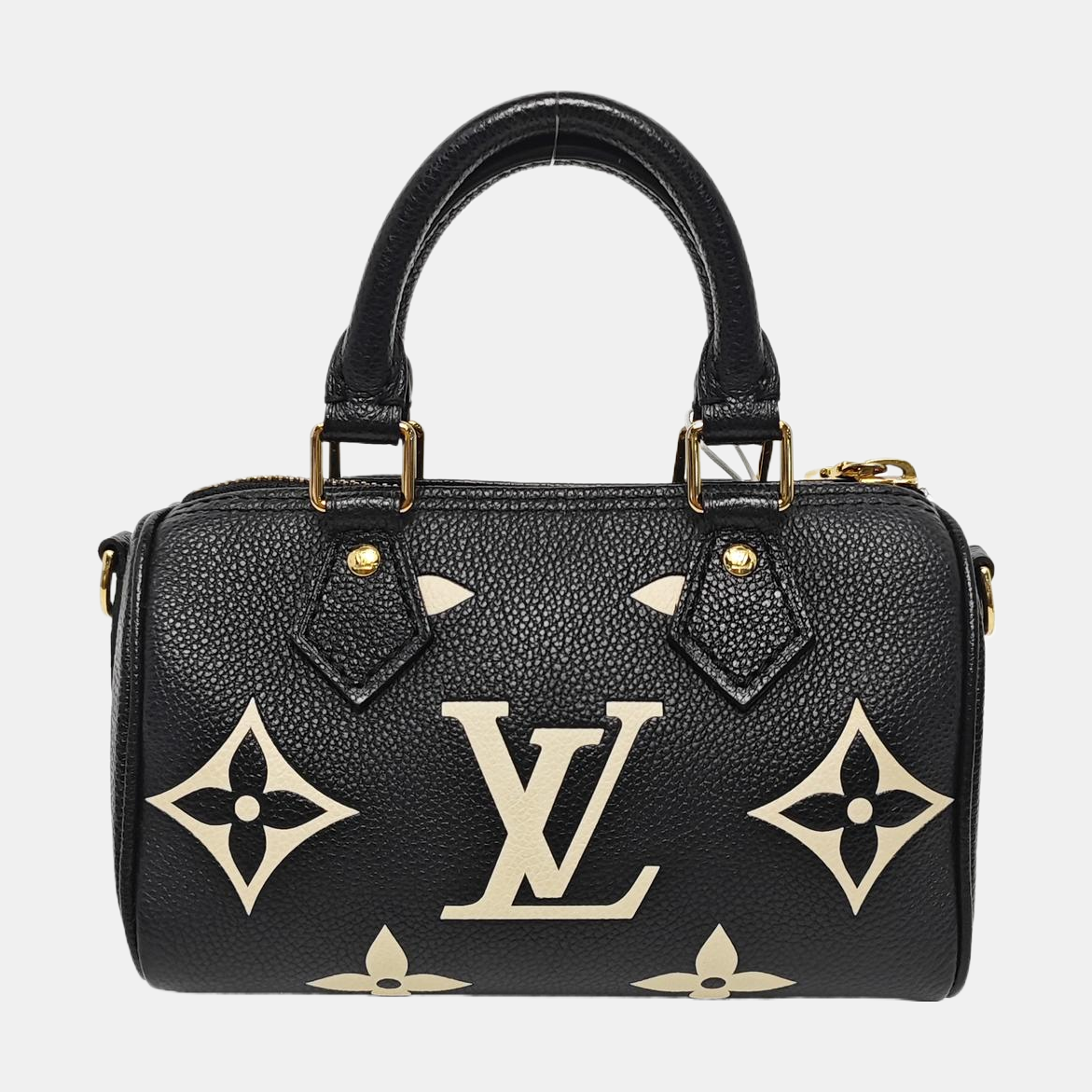 SPEEDY Nano Monogram Calfskin Black