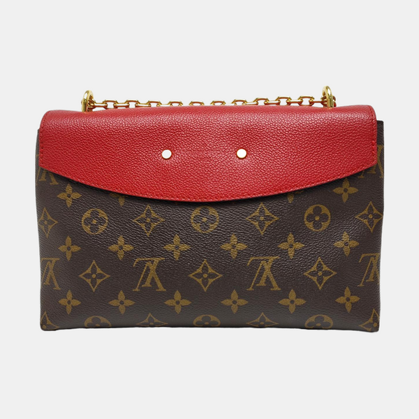 SAINT PLACIDE Monogram Coated Canvas Brown