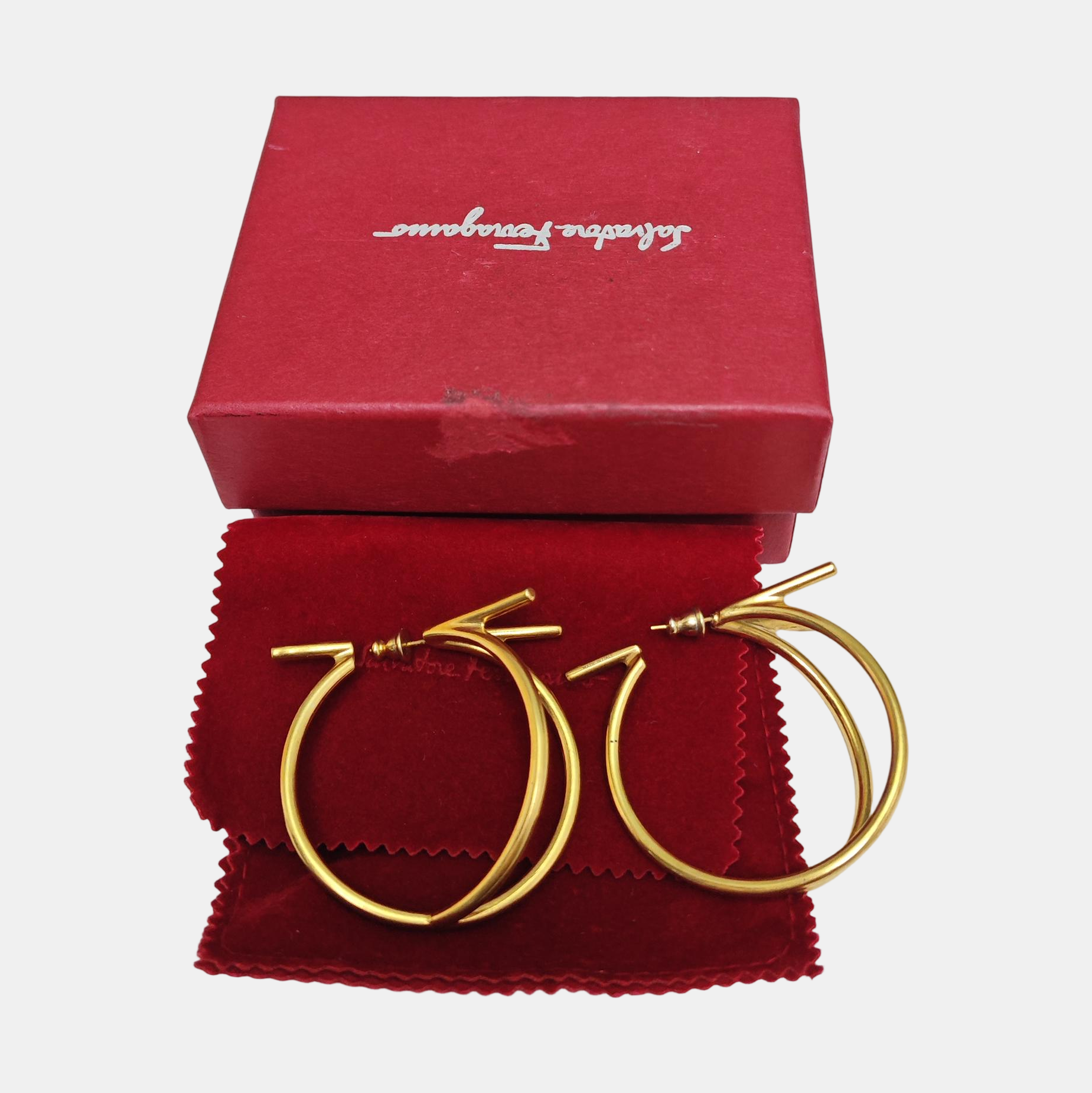 Metal Gold Stud Earrings