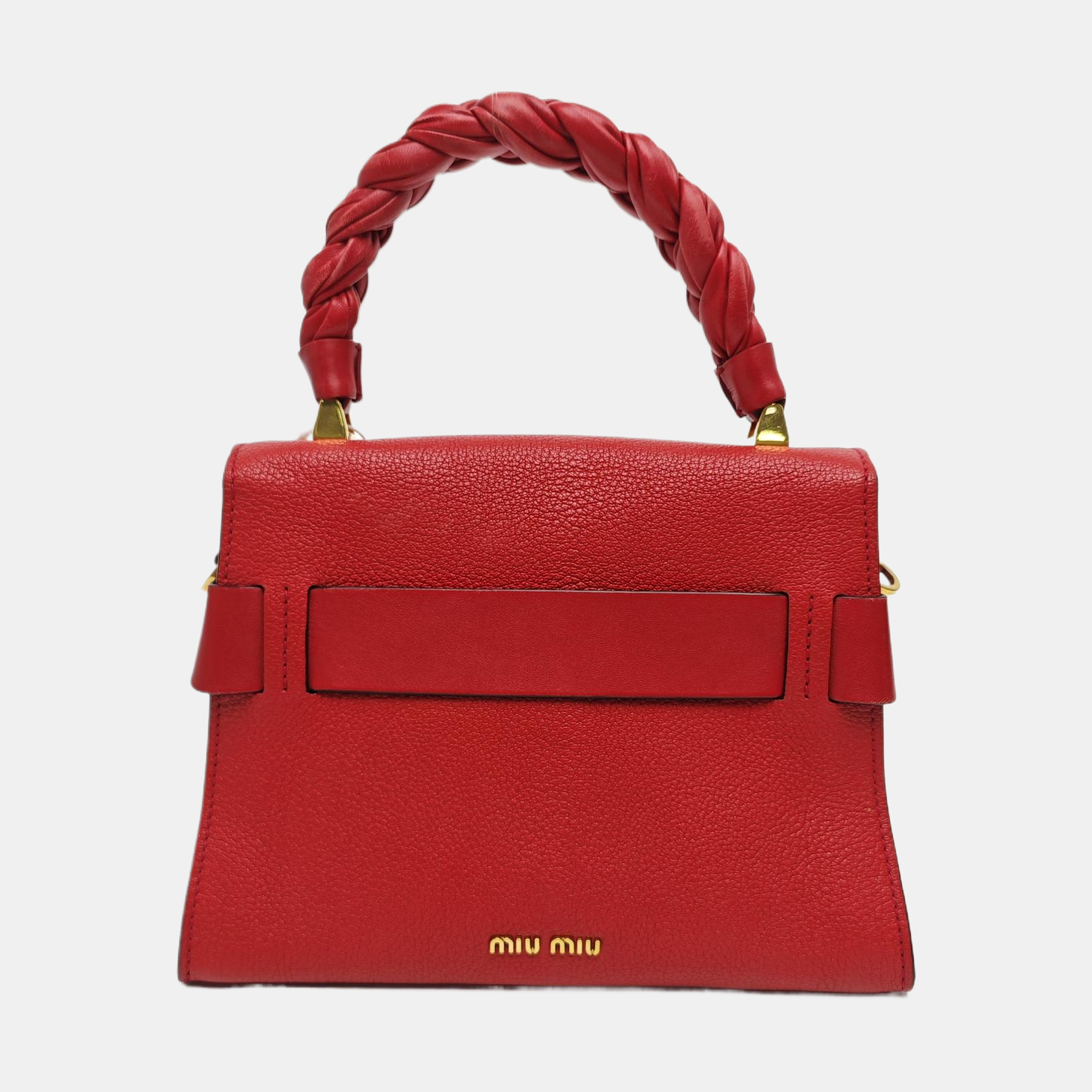 Calfskin Shoulder Bag Red