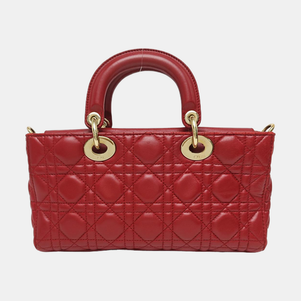 Lady D-Joy Medium Cannage Lambskin Multicolor