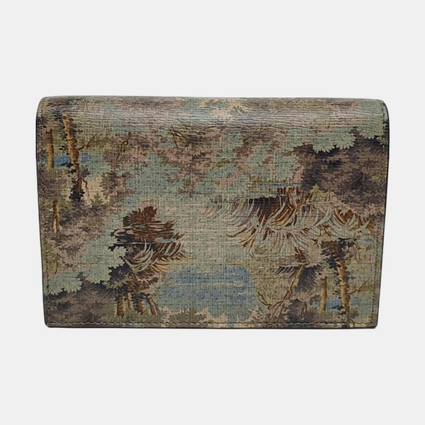 Monogram Leather Clutch Multicolor