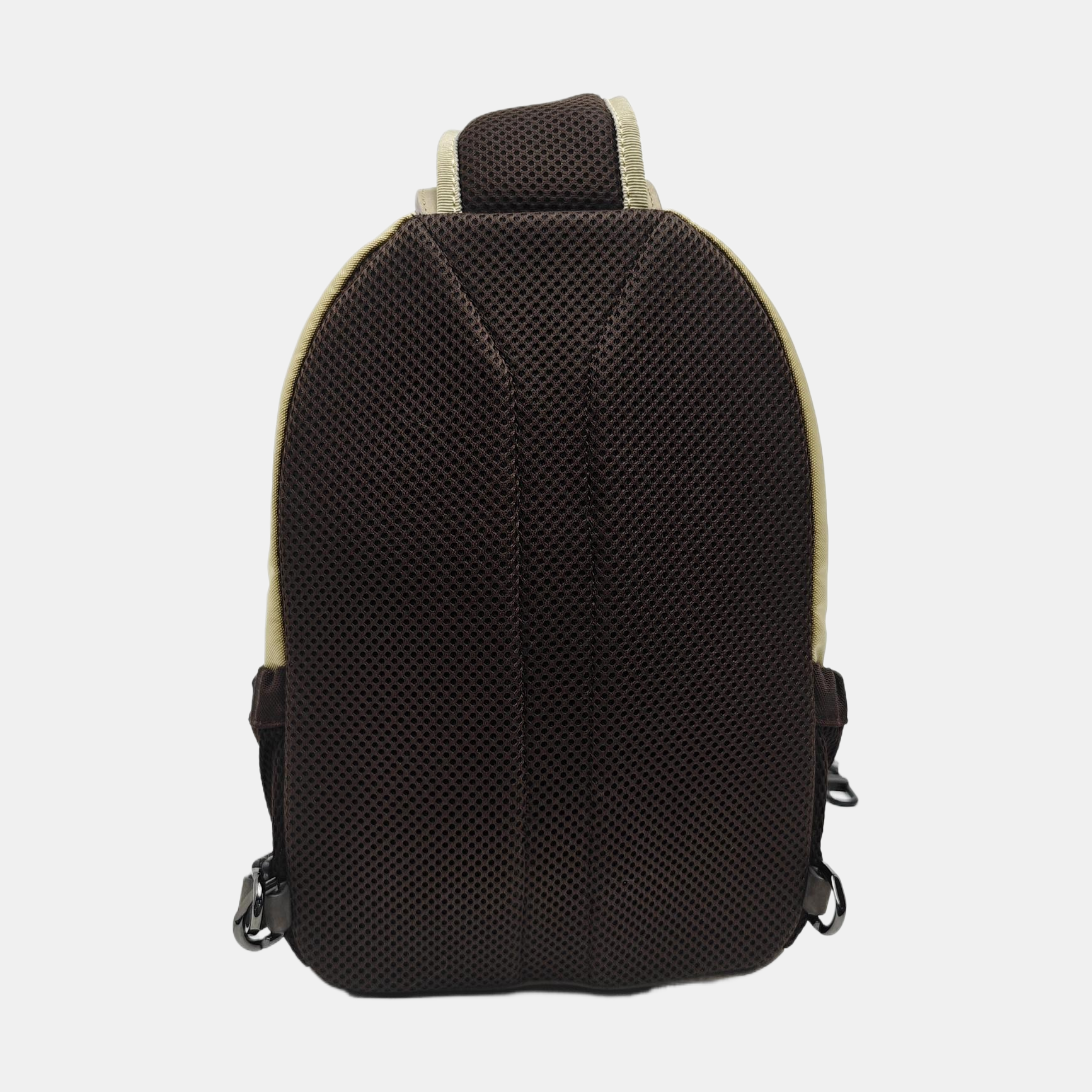 Fabric Shoulder Bag Beige