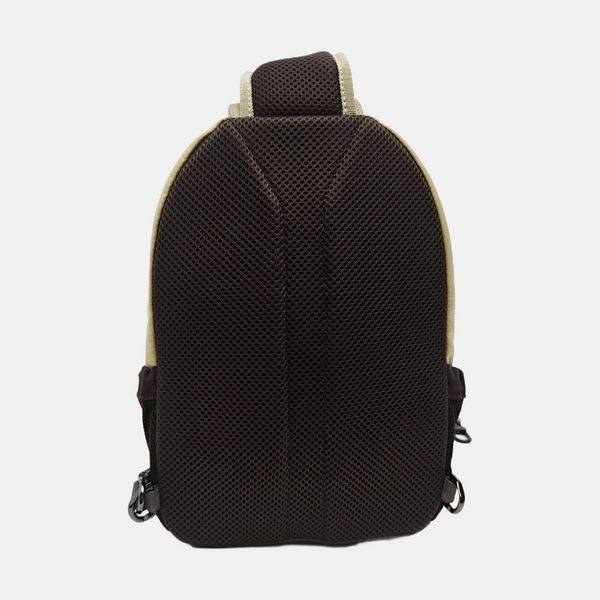 Fabric Shoulder Bag Beige