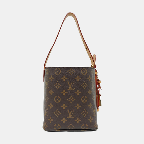 ALL IN Monogram Coated Canvas Brown