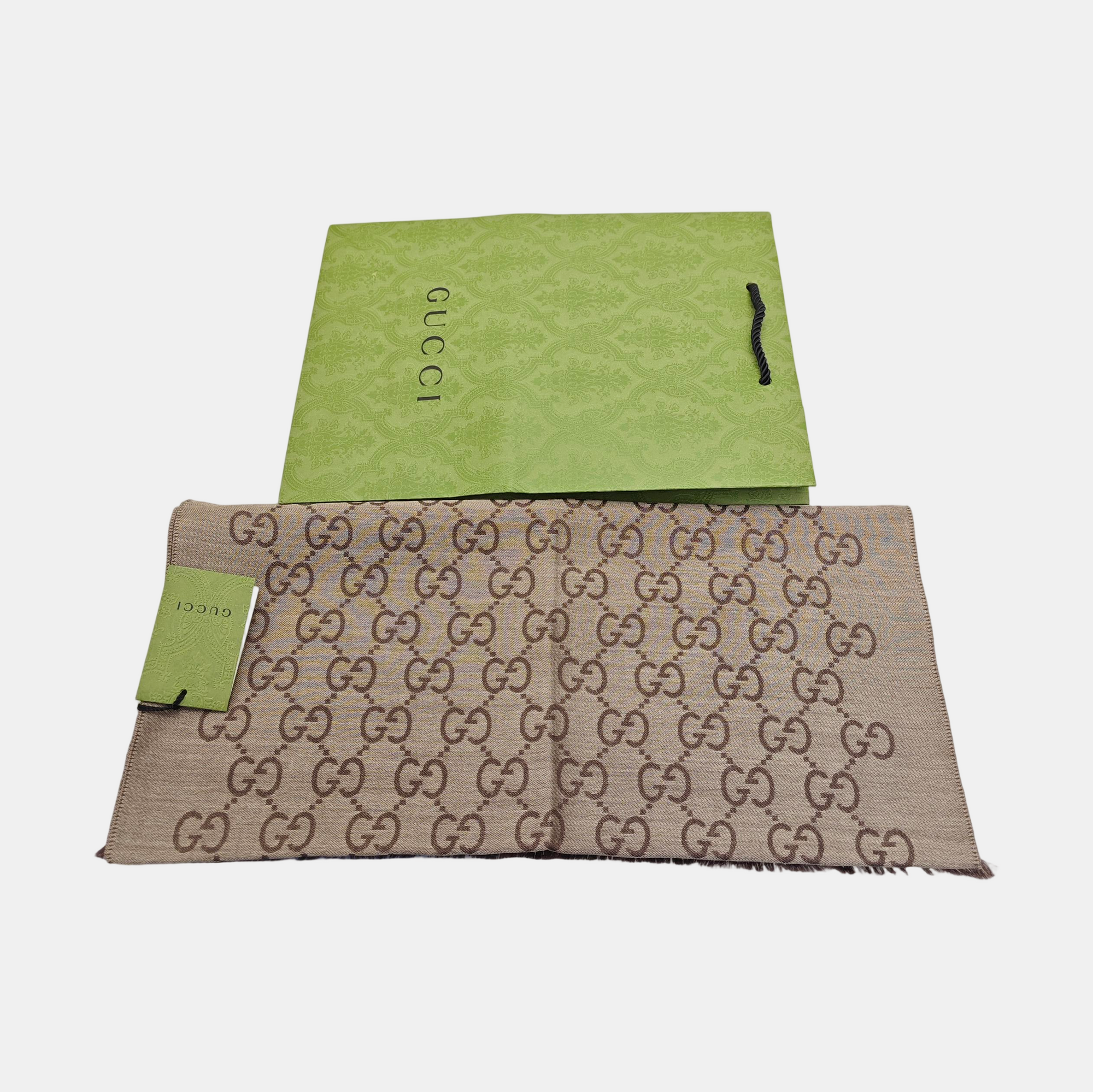 Wool Scarf Brown