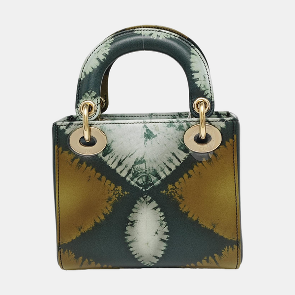 Authenticated pre-owned  Lady Dior Mini Calfskin Multicolor - Tote Bag at Looply