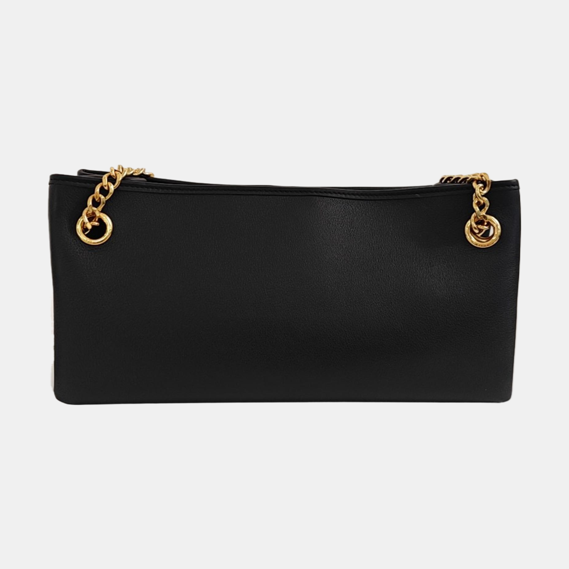 Calfskin Shoulder Bag Black